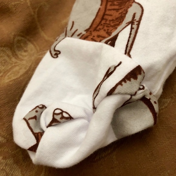 NWOT Elephant Cotton Footed Pajamas - Picture 4 of 4